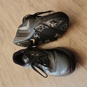 Nike Lunarlon Flywire Mens Size 11 Black Golf Cleats